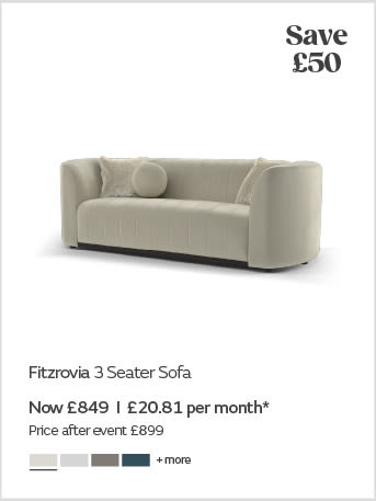 Fitzrovia 3 seater sofa